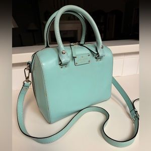 Kate Spade Bowler Bag Purse in Tiffany Blue. Good condition. Smoke free home.